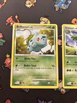 Bulbasaur 77/132 And Ivysaur 51/132 -Vintage Pokemon Card- Secret Wonders (4s) - Image 2