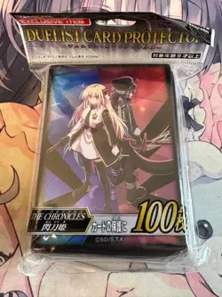 Yugioh OCG Sky Striker The Chronicles Card Sleeve protector 100 pcs seal - Image 1