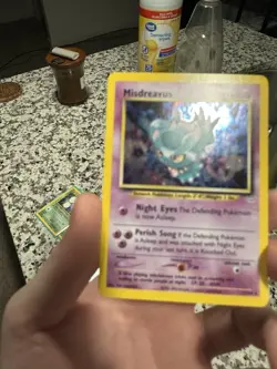 Pokemon TCG Misdreavus Neo Revelation Holo Card 11/64 Unlimited Rare #S335 - Image 3