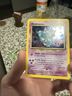 Pokemon TCG Misdreavus Neo Revelation Holo Card 11/64 Unlimited Rare #S335 - Image 4