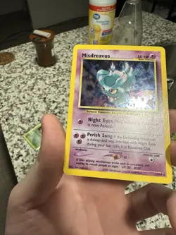 Pokemon TCG Misdreavus Neo Revelation Holo Card 11/64 Unlimited Rare #S335 - Image 5