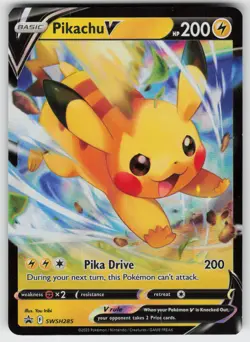 Pikachu V - Promo SWSH: Sword & Shield Promo Cards SWSH285 NM - Image 1
