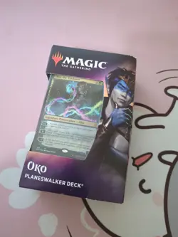 Magic the Gathering Throne of Eldraine Oko the Trickster Planeswalker Deck - Image 1