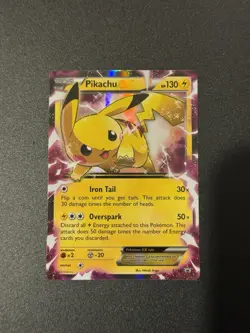 Pokemon TCG Pikachu - EX XY Black Star Promos XY84 Holo Promo - Image 1