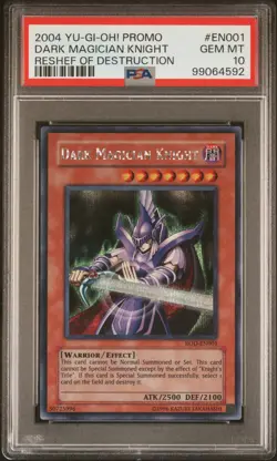 Dark Magician Knight (Reshef of Destruction) (Secret Rare) ROD-EN001 PSA 10 - Image 1