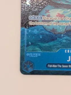 Jinbe English One Piece Premium Collection Bandai Games Fest 23-24 Texture Foil - Image 5