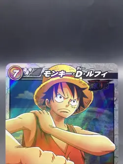 Monkey D. Luffy Miracle Battle Carddass ONE PIECE OP12 SR Holo Japanese 28/85 - Image 2