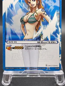 Nami Miracle Battle Carddass ONE PIECE OP08 Common Japanese 42/85 - Image 3