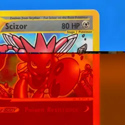 SCIZOR 32/147 Aquapolis E-SERIES NON-HOLO Pokemon Card 1 OWNER NO GAMEPLAY!! - Image 3