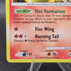 Charizard Holo Pokemon Card Platinum Cracked Ice #1/99 - 1 Owner No Gameplay - Image 4