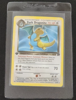 Pokemon Dark Dragonite TCG 1st Edition Non-Holo Card 22/82 NM - Image 5