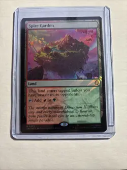 Spire Garden (Surge Foil) Teenage Mutant Ninja Turtles MTG Plus Bonus Rare!!! - Image 1