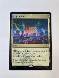 City of Brass (Surge Foil) Commander: Teenage Mutant Ninja Turtles Foil - Image 1