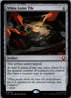 White Lotus Tile 262 MTG Avatar The Last Airbender Mythic Rare Normal NM - Image 1