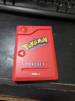 Vintage 1998 Pokedex Pokemon Nintendo Tiger Electronics Red Handheld Toy Works - Image 1