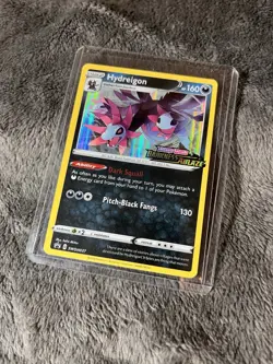 Pokemon Hydreigon SWSH037 Prerelease Holo Promo STAMPED Darkness Ablaze M/NM - Image 3