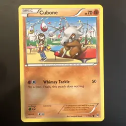 Cubone 77/162 XY Breakthrough (2015) Unique Art Common Pokemon TCG LP - Image 1