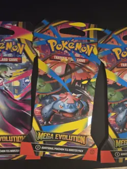 Pokemon TCG (4) Mega Evolutions Sleeved Booster Packs - SHIPS FAST! - Image 3