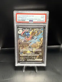 Pokemon Greninja ex 132 Sv: Scarlet & Violet Promo Holo PSA 9 - Image 1