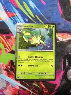 Leafeon - Cosmos Holo w/ Swirl 🌀 NM - SV: Scarlet & Violet Promo Pokemon #170 1 - Image 1