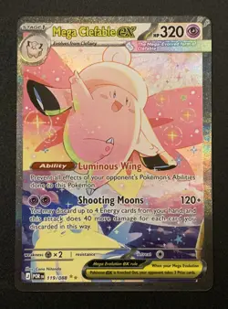 Mega Clefable Ex 119/088 - SIR - Perfect Order - Pokemon TCG 2 - Image 1