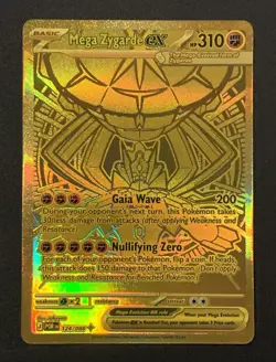 Mega Zygarde Ex 124/088 - Gold Secret Rare - Perfect Order - Pokemon TCG - Image 1