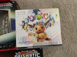Pokemon Prismatic Evolutions Collection – PKC ETB + ETB + Figures + Bundles - Image 4