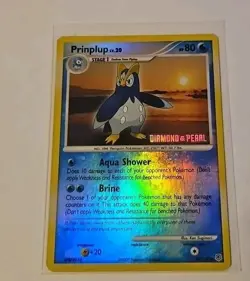 Pokemon Prinplup Reverse Holo 58/130 Stamped Diamond And Pearl Dmg - Image 1