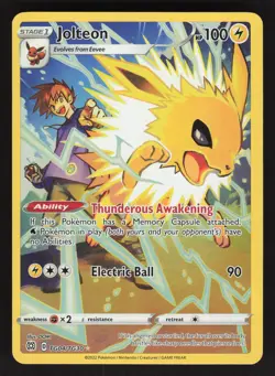 Jolteon TG04/TG30 Pokemon TCG Brilliant Stars Trainer Gallery NM - Image 1
