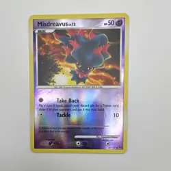 Misdreavus 83/127 Platinum Reverse Holo Basic 50 HP Common 2009 Pokemon TCG - Image 1