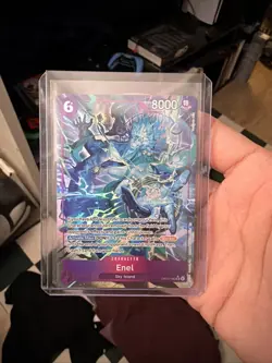 IN HAND Enel OP15-060 SR Alt Art Adventure On Kami’s Island ENGLISH ONE PIECE - Image 1