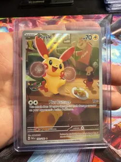 Plusle Paradox Rift Holo Illustration Rare Pokemon TCG Card 193/182 - Image 3