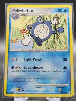 Poliwhirl 115/146 - Legends Awakened Common - Pokemon TCG Card - Dmg - Image 1