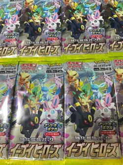 ”3Packs” Pokemon Card Sword & Shield Booster 1 Pack Eevee Heroes s6a Japanese - Image 2