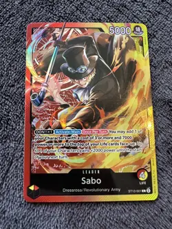 One Piece Card Game The Three Brothers ST13-001 Sabo Leader English - Image 1