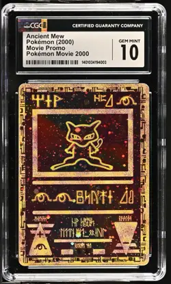 CGC 10 Ancient Mew 2000 Pokemon Movie Promo Holo Graded Pokemon Card - Image 1