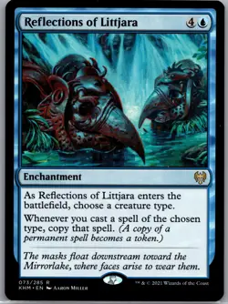 Reflections of Littjara R Kaldheim 73 NM Normal - Image 1