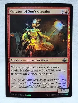 Curator of Sun's Creation 0141 Foil Uncommon The Lost Caverns of Ixalan - Image 1