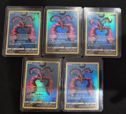[5] Pokemon TCG Galarian Moltres SWSH284 Black Star Promo Lot Of 5 Nm - Image 1
