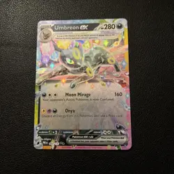 Pokemon TCG Umbreon EX 060/131 Prismatic Evolutions Card NM - Image 1