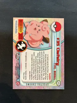 2000 Topps Chrome Pokemon Clefairy Spectra #35 - NM - Image 2
