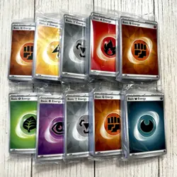 Pokemon Energy Card Bulk Lot - 10 NEW sealed ETB energy bricks +Bonus TCG items - Image 1