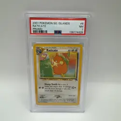 Raticate 6/18 2001 Southern Islands PSA 7 Pokemon Vintage WotC New Cert - Image 1