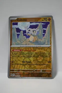 Cubone 104/165 Common 151 Pokemon Reverse Holo NM - Image 1