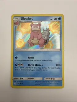 Pokemon - Slowbro - 43/214 - Holo Rare - Unbroken Bonds - NM/M - Image 1