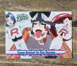 Topps Pokemon The Movie 2000 Team Rocket To The Rescue #50 non holo NM - Image 1