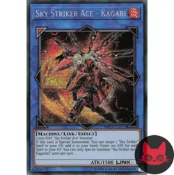 Yugioh Sky Striker Ace - Kagari MP19-EN257 Secret Rare NM - Image 1
