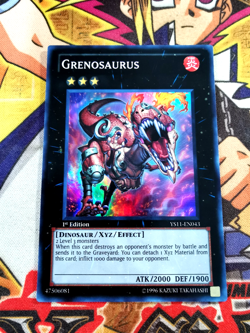 Grenosaurus ys11-en043 1st Edition (VLP) Super Rare Yu-Gi-Oh! - Image 1