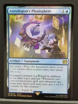 MTG - Astrologian's Planisphere (FIN-046) - FINAL FANTASY Near Mint FOIL Card - Image 1