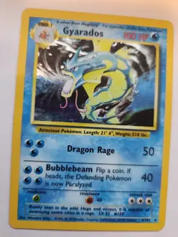 Gyarados Base Set Holo Pokemon Card WOTC - Image 1